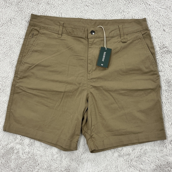 tentree Other - Tentree | Twill Latitude Short • Khaki • Organic Cotton | Size 34 | NWT